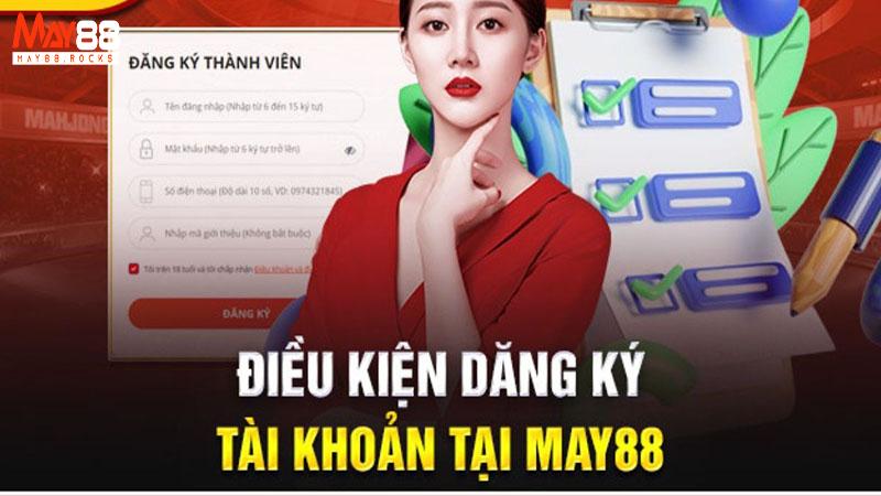 Tạo tài khoản cá cược May88